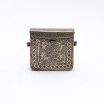 Harmony Through Time: Moroccan Traditional Metal Carrying Bag