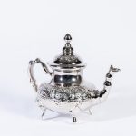 Silver Splendor: Handcrafted Moroccan Teapot - A Tribute to Artistry