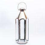 Moroccan Mystique: Handcrafted Metal and Glass Lantern