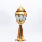 Golden Whispers: Authentic Moroccan Bedside Lantern