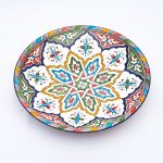 Echoes of Safi & Salé: Handcrafted Moroccan Ceramic Plate