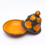 Legacy in Miniature: Bazzar Moroccan's Hand-Painted Ceramic Tajine Gift