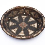 Engraved Elegance: Bazzar Moroccan's Timeless Metal Plate from the Heart of Casablanca