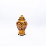 Ceramic Chronicles: Bazzar Moroccan's Engraved Jar of Heritage and Elegance