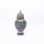 Moroccan's Engraved Ceramic Keepsake Jar