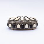 Moroccan Engraved Elegance: Artisanal Metal Keepsake Container