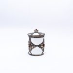 Canvas of Casablanca: Bazzar Moroccan's Artisanal Hand-Painted Ceramic Container