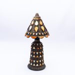Radiant Relic: Decorative Moroccan Metal Lamp for Modern Illumination