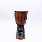 Melodic Heritage: Moroccan Gnaoua Tom Tom with Traditional Leather