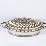 Moroccan Silver Elegance: Artisan-Crafted Valuables Container Box