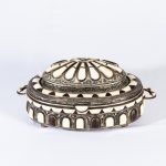 Artful Metal Container for Jewelry and Décor