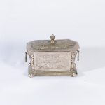 Decorative Metal Box Engraved with History