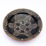 Amazigh Elegance: Handcrafted Moroccan Ceramic Plate