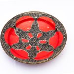 Amazigh Elegance: Handcrafted Moroccan Ceramic Plate