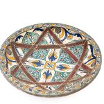 Star of Unity: Handcrafted Moroccan Ceramic Plate
