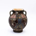 Cultural Treasures: Artistic Moroccan Elegance in a Handcrafted Ceramic Jar for Home and Office Deco
