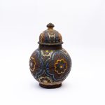 Moroccan Artistry: Handcrafted Ceramic Jar for Home and Office Decor