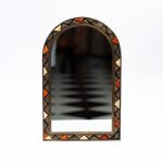 Cultural Essence Brass Mirror Frame: Moroccan Artistry Unveiled