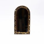 Majestic Moroccan Brass Mirror Frame: A Cultural Heritage Art Piece