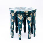 Moroccan Artistry: Handcrafted Wooden Side Table