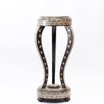 Moroccan Masterpiece: Handcrafted Wooden Side Table