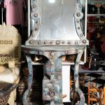 Moroccan Antique Hairdresser with Matching Mirror
