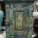 Rustic Moroccan Artisanal Wooden Sideboard