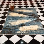 Artisanal Symphony: The Moroccan Atlas Wool Tapestry