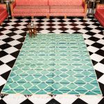 Atlas Elegance: Handwoven Moroccan Wool Rug