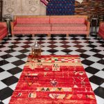 Atlas Artisanal: Handwoven Moroccan Wool Rug Inspired by Arabic and Amazigh Heritage