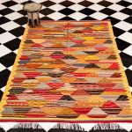 Atlas Elegance: Handwoven Moroccan Wool Rug