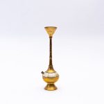 Engraved Moroccan Brass Perfume Container - Essence of Elegance
